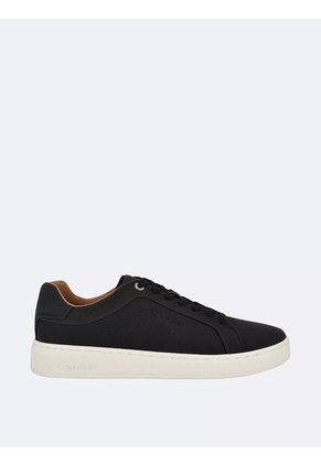Tenis Negro De Corte Bajo Con Suela De Plataforma Calvin Klein