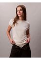 Camiseta Blanca De Algodón Con Logo De Archivo Calvin Klein de Calvin Klein