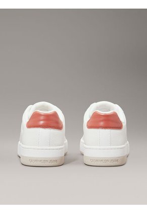 Tenis Blanco Basket De Cuero Calvin Klein