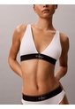 Brasier Blanco Triangular Con Relleno Ligero - CK Graphic Calvin Klein de Calvin Klein
