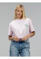 Camiseta Rosada Boxy Con Estampado De Logo Calvin Klein de Calvin Klein