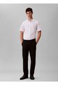 Camisa Blanca Slim De Manga Corta Calvin Klein de Calvin Klein