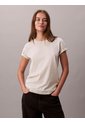 Camiseta Blanca De Algodón Con Logo De Archivo Calvin Klein de Calvin Klein