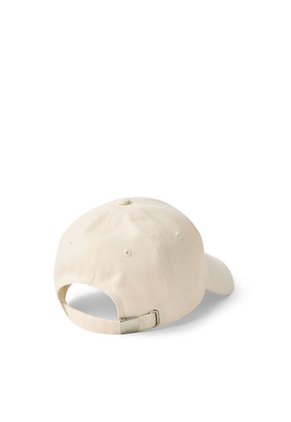 Gorra Beige De Algodón Con Monograma Bordado Calvin Klein