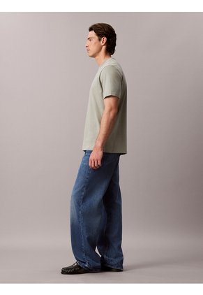 Camiseta Gris Standard Logo Calvin Klein