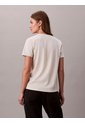 Camiseta Blanca De Algodón Con Logo De Archivo Calvin Klein de Calvin Klein