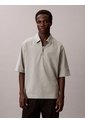 Polo Gris Supima Con Mini Monograma Calvin Klein de Calvin Klein
