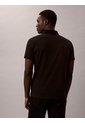 Polo Negro Clásico Con Monograma Bordado Calvin Klein de Calvin Klein