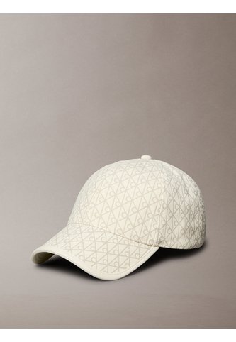 Gorra Blanca De Sarga De Algodón Con Emblema Calvin Klein Calvin Klein