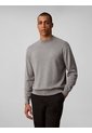 Saco Gris Tejido Con Cuello Redondo Calvin Klein de Calvin Klein
