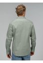 Camisa Gris Stretch De Manga Larga Calvin Klein de Calvin Klein