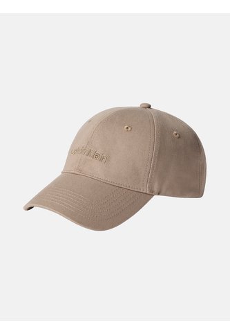 Gorra Beige Con Logotipo Bordado Calvin Klein Calvin Klein
