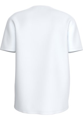 Camiseta Blanca Con Micro Logo Calvin Klein
