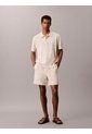 Polo Blanco De Algodón Pima Calvin Klein de Calvin Klein