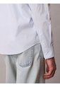 Camisa Celeste Stretch De Manga Larga Calvin Klein de Calvin Klein