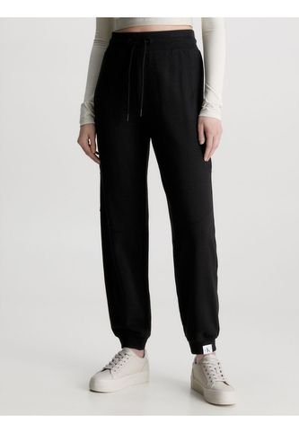 Pantalón De Chándal De Algodón Orgánico Mujer Negro Calvin Klein Calvin Klein