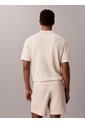 Polo Blanco De Algodón Pima Calvin Klein de Calvin Klein