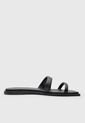Sandalias Planas Calvin Klein Negro de Calvin Klein