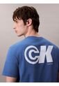 Camiseta Azul Oscuro Sport Con Logotipo Gráfico Calvin Klein de Calvin Klein