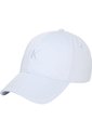 Gorra Gris Con Monograma Bordado Calvin Klein de Calvin Klein