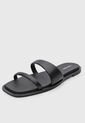 Sandalias Planas Calvin Klein Negro de Calvin Klein