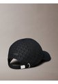 Gorra Negra De Sarga De Algodón Con Emblema Calvin Klein de Calvin Klein