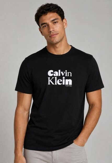 Camiseta Calvin Klein Negro