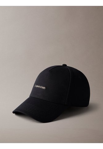 Gorra Negra Standard De Sarga De Algodón Calvin Klein Calvin Klein