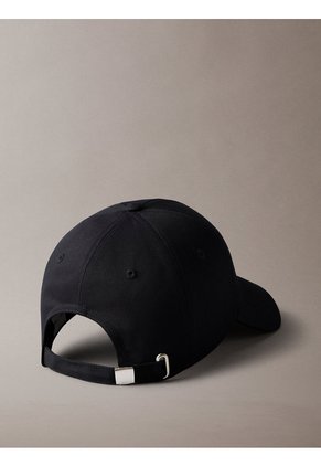 Gorra Negra Standard De Sarga De Algodón Calvin Klein