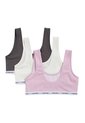 Paquete Multicolor De 3 Bralettes - Modern Cotton Para Niñas Calvin Klein de Calvin Klein