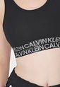 Crop Top Negro-Blanco Calvin Klein de Calvin Klein