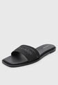 Sandalias Planas Calvin Klein Negro de Calvin Klein