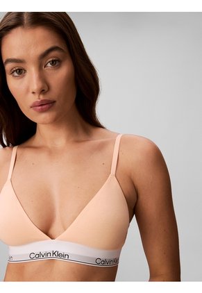 Bralette Naranja Triangular - Icon Cotton Modal Calvin Klein
