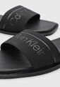 Sandalias Planas Calvin Klein Negro de Calvin Klein