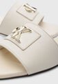 Sandalias Planas Calvin Klein Tayda Marfil de Calvin Klein