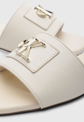Sandalias Planas Calvin Klein Tayda Marfil