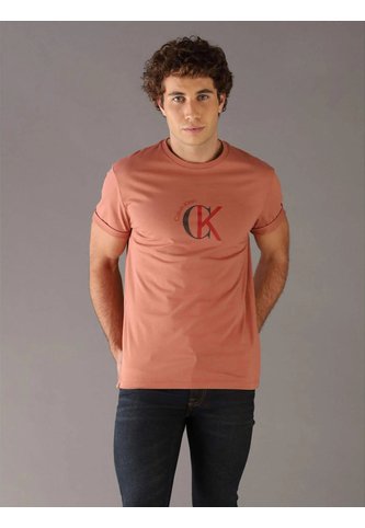 Camiseta Rosa Con Gráfico De Logo Calvin Klein Calvin Klein