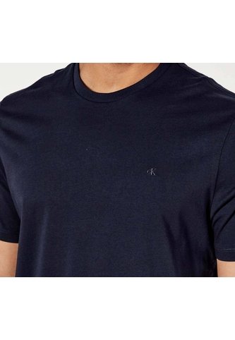 Camiseta Azul Slim De Manga Corta Calvin Klein Calvin Klein