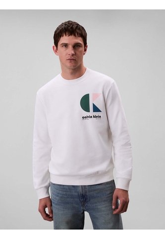 Saco Blanco De Felpa Con Logotipo Calvin Klein Calvin Klein