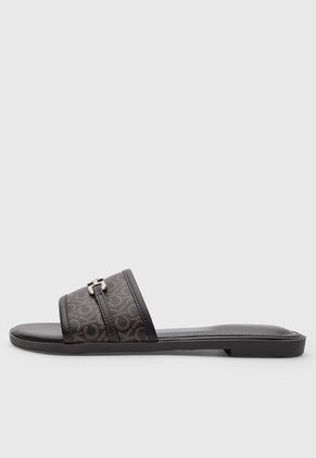 Sandalias Planas Calvin Klein Keliza Marrón