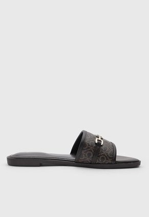 Sandalias Planas Calvin Klein Keliza Marrón