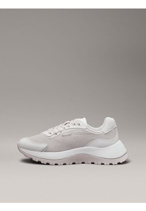 Tenis Gris Runner Lace Up Mesh Calvin Klein