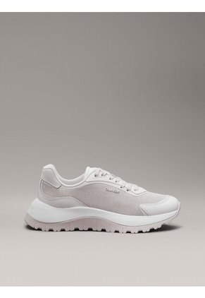 Tenis Gris Runner Lace Up Mesh Calvin Klein