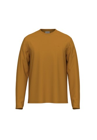 Camiseta Marrón Manga Larga De Algodón Supima Interlock Calvin Klein Calvin Klein