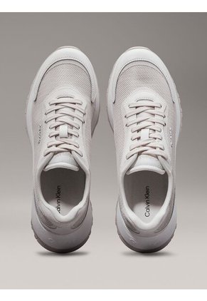 Tenis Gris Runner Lace Up Mesh Calvin Klein