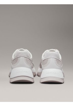 Tenis Gris Runner Lace Up Mesh Calvin Klein
