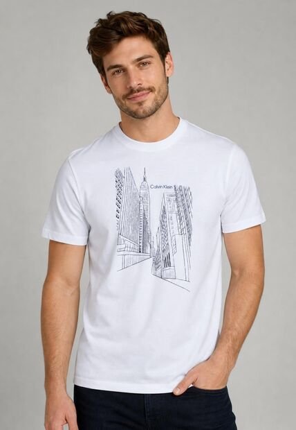 Camiseta Calvin Klein Blanco