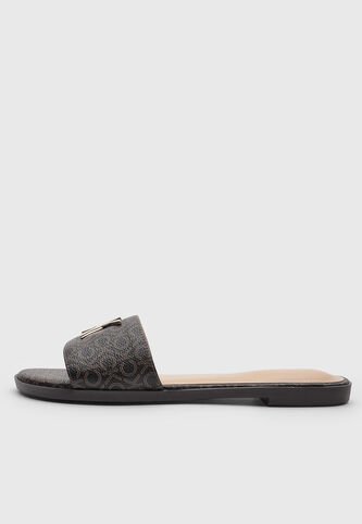 Sandalias Planas Calvin Klein Kacian Marrón Calvin Klein