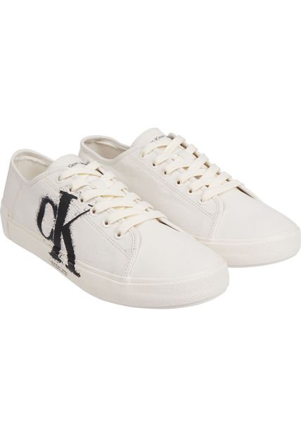 Tenis Blanco Bajos Vulcanizados Calvin Klein