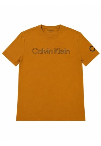 Camiseta Naranja Con Logo Traveling Calvin Klein Calvin Klein